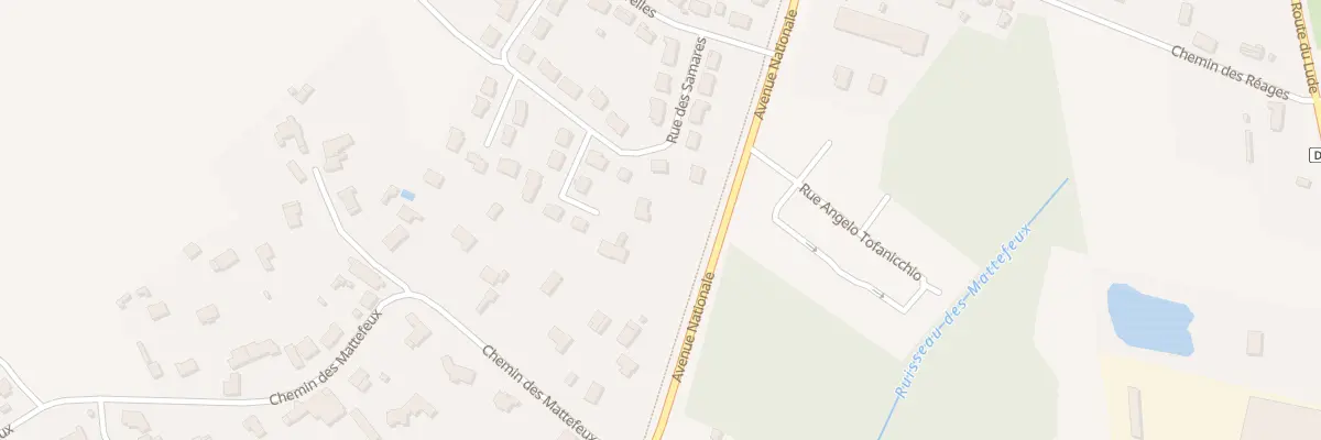 Plan du 266 Av Nationale à Arnage