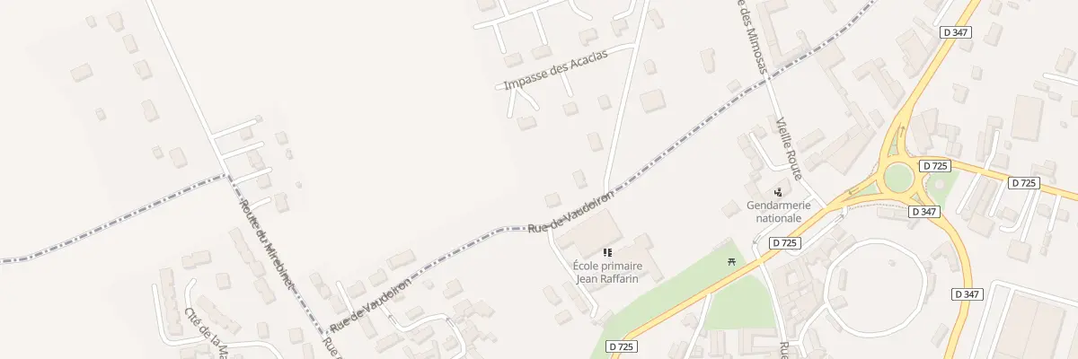 Plan du 20 Rue de Vaudoiron à Chouppes
