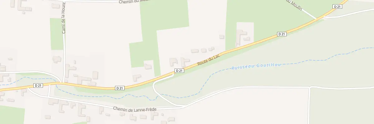 Plan du 35 Rte du Lac à Laslades