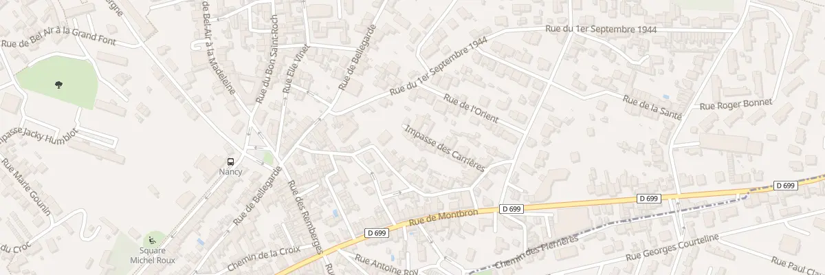 Plan du 23 Imp des Carrieres à Angoulême