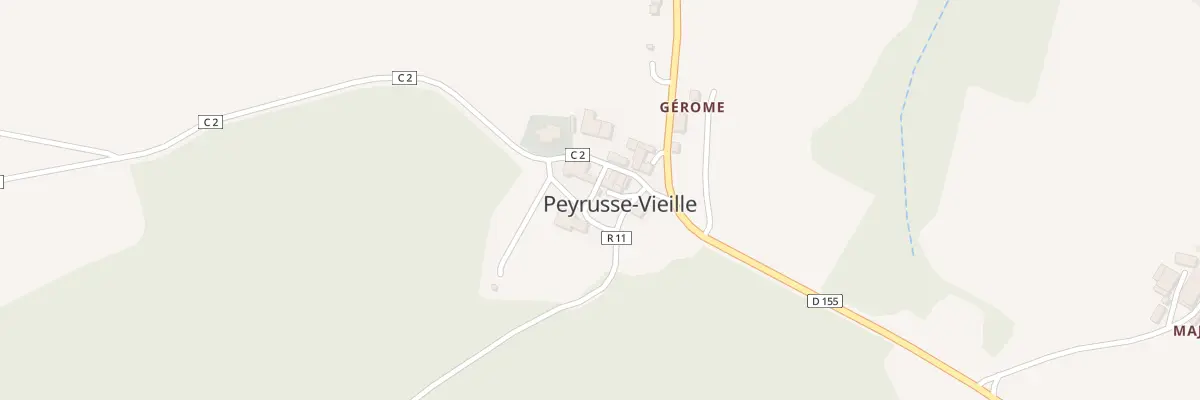 Plan du 5005 Le Village à Peyrusse-Vieille
