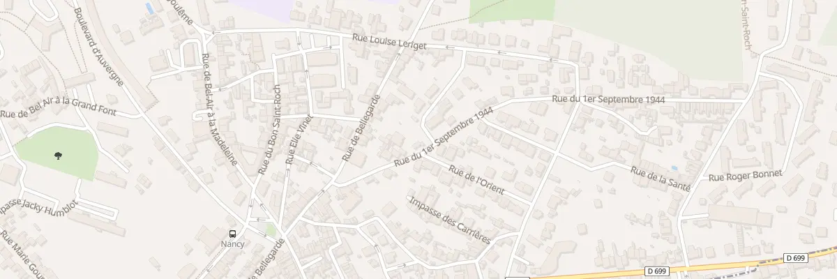 Plan du 87 Rue du 1er Septembre 1944 à Angoulême