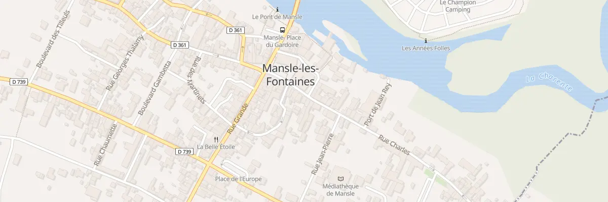 Plan du 9 Rue Charles à Mansle-les-Fontaines