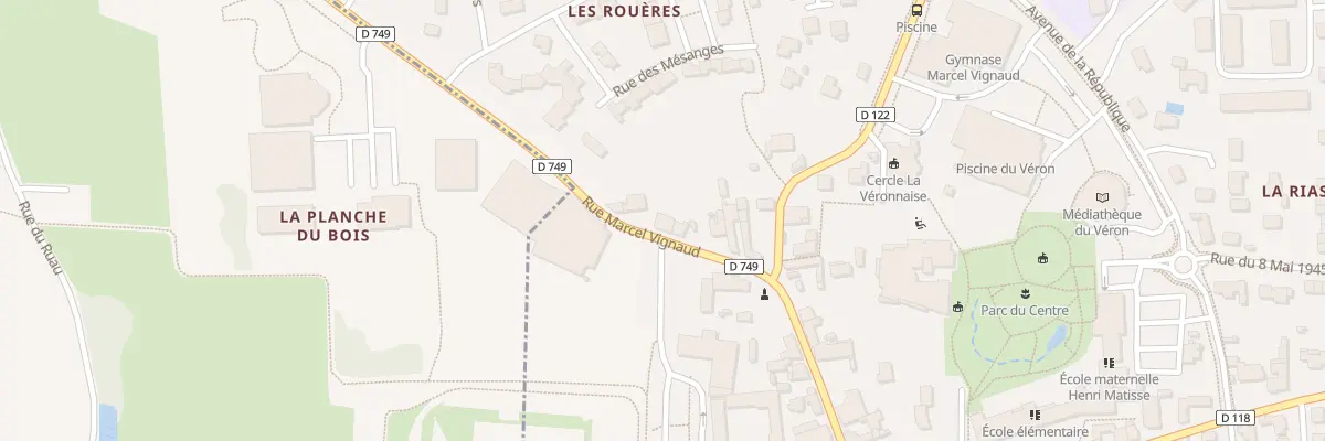 Plan du 61 Rue Marcel Vignaud à Avoine