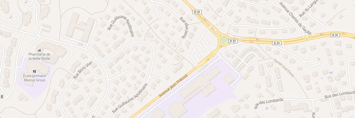 Plan du 28 Rue Guillaume Apollinaire à Montivilliers