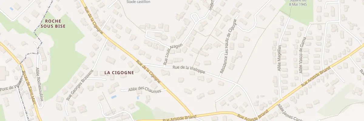 Plan du 9 Rue de la Vreloppe à Soyaux