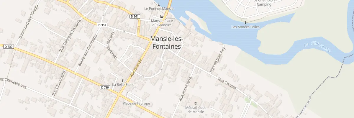 Plan du 11 Rue Charles à Mansle-les-Fontaines