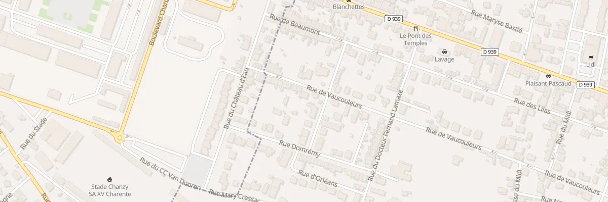 Plan du 12 Rue de Vaucouleurs à Soyaux