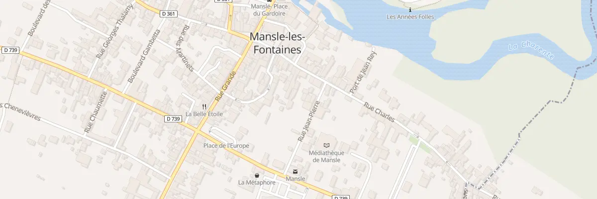 Plan du 17 Rue Charles à Mansle-les-Fontaines