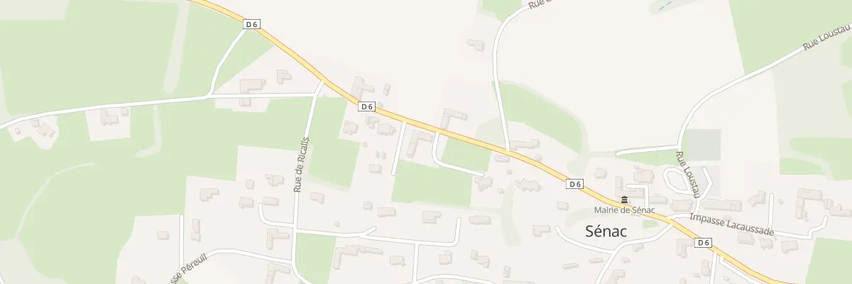 Plan du 11 Rte de Rabastens-de-bigorre à Sénac
