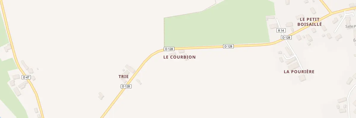 Plan du 1 Le Parc à Teillé