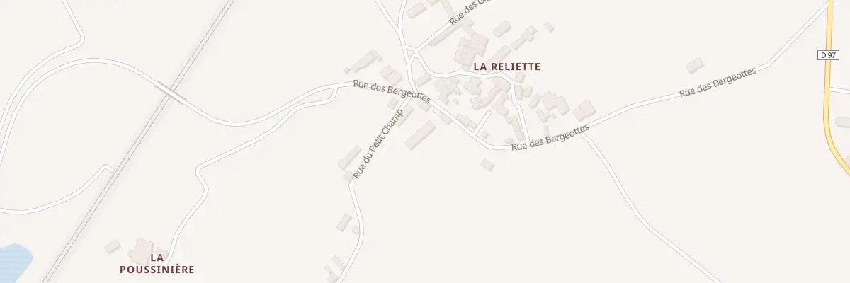 Plan du 9 Rue des Bergeottes à Celle-Lévescault