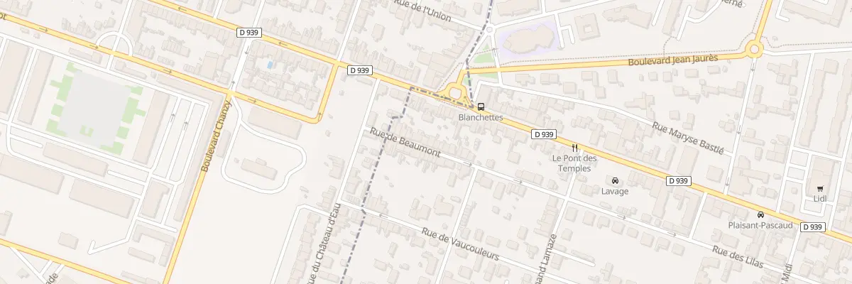 Plan du 11 Rue de Beaumont à Soyaux