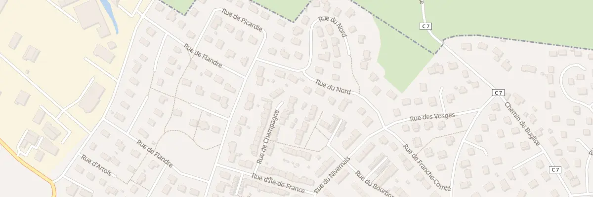 Plan du 16 Rue de Champagne à Montivilliers
