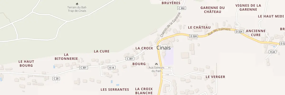 Plan du 94 La Croix à Cinais