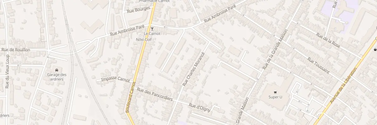 Plan du 35 Rue Charles Morancé au Mans