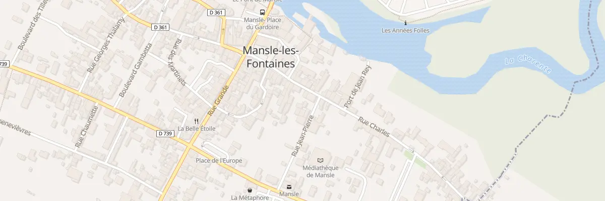 Plan du 19 Rue Charles à Mansle-les-Fontaines