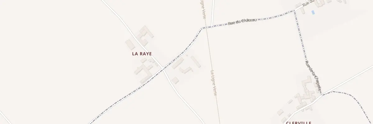 Plan du 91 La Raye à Maulay