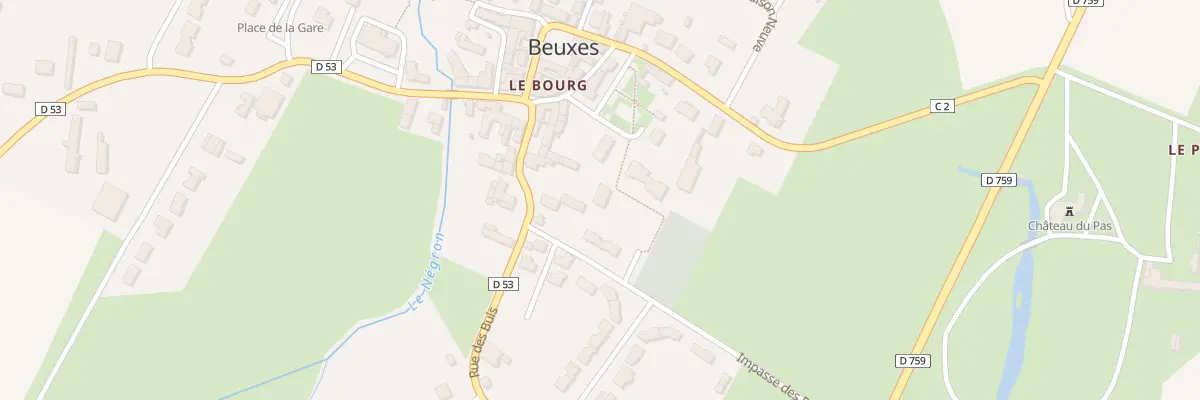 Plan du 1B Rue des Templiers à Beuxes