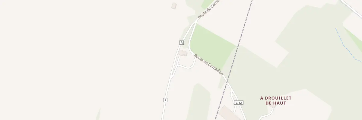 Plan du 342 Rte de Corneillan à Sainte-Maure-de-Peyriac