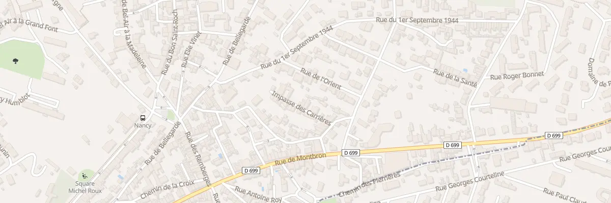 Plan du 12 Imp des Carrieres à Angoulême
