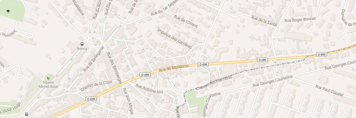 Plan du 140B Rue de Montbron à Angoulême