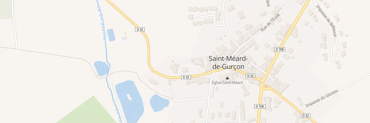 Plan du 75A Le Bourg à Saint-Méard-de-Gurçon