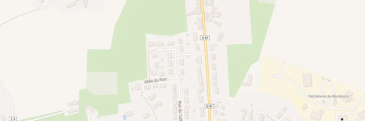 Plan du 13 Rue du Taillis à Montbizot