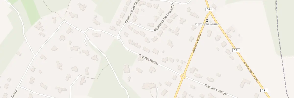 Plan du 9 Rue des Reclos à Puymoyen