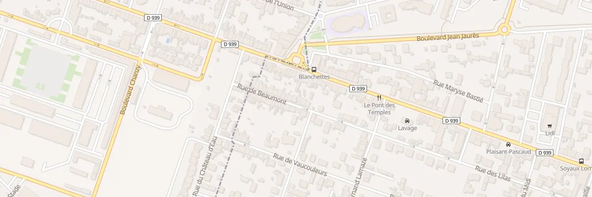 Plan du 23 Rue de Beaumont à Soyaux