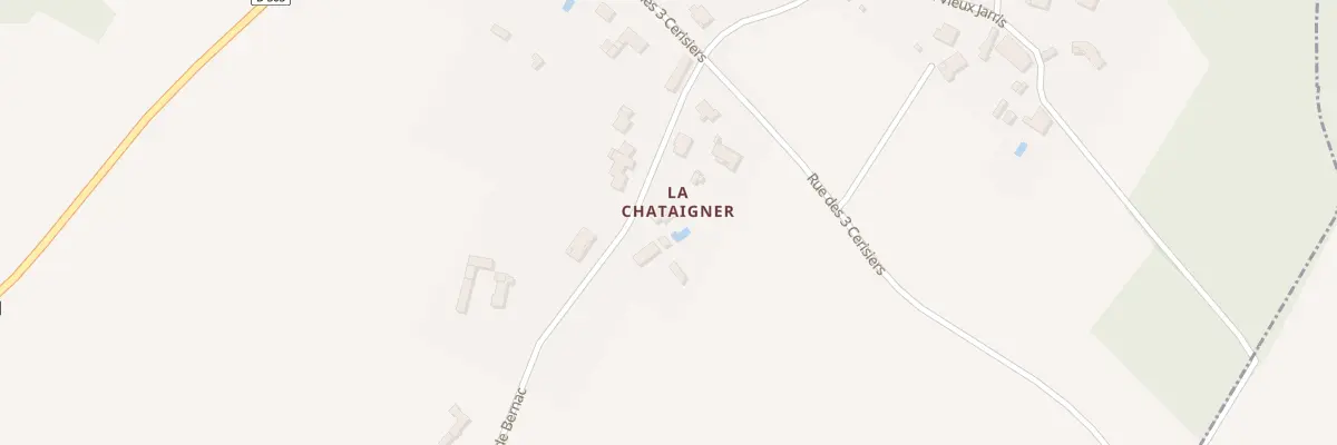 Plan du 3 Rte de Bernac à Bernac