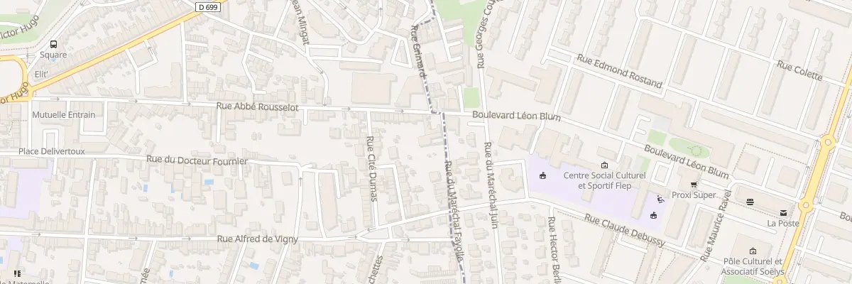 Plan du 85 Rue du Mal Fayolle à Angoulême