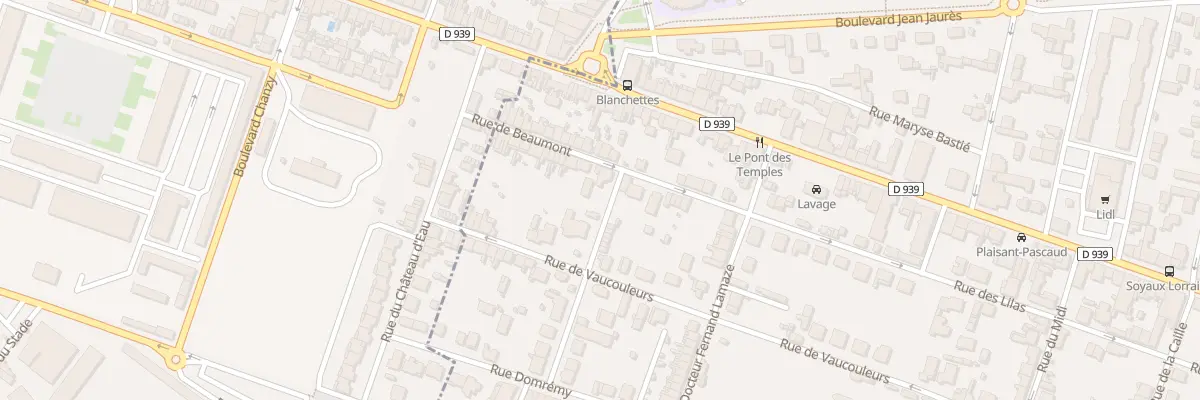 Plan du 28 Rue de Beaumont à Soyaux