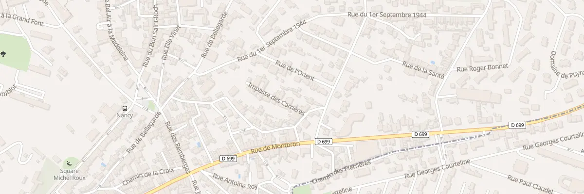 Plan du 6 Imp des Carrieres à Angoulême