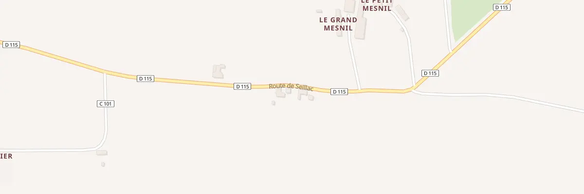 Plan du 19 Rte de Serillac à Doucelles