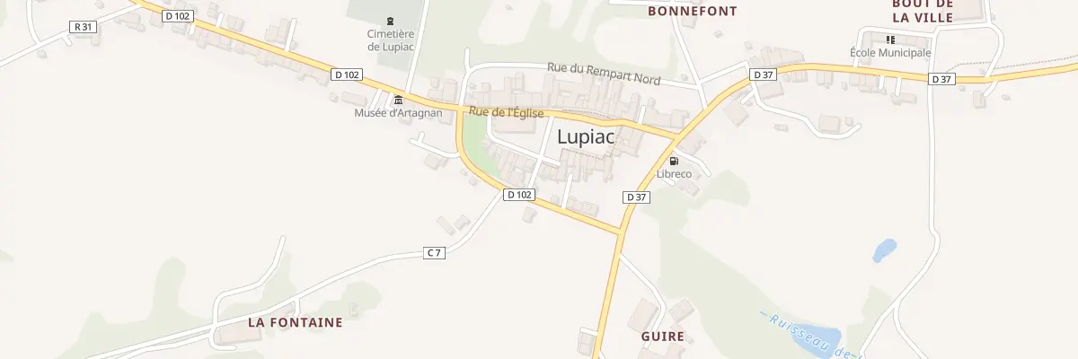 Plan du 27 Pl d’Artagnan à Lupiac