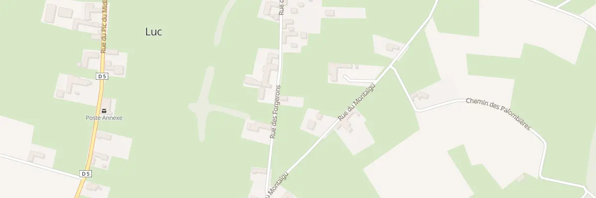 Plan du 21 Rue des Forgerons à Luc