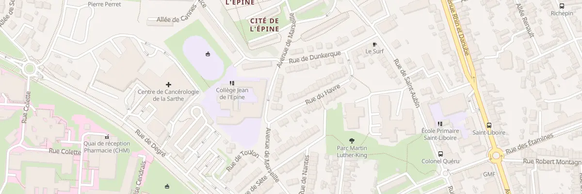 Plan du 5 Rue du Havre au Mans