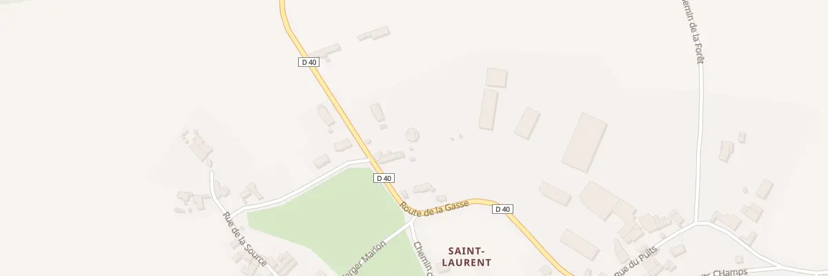Plan du 20 Rte de la Gasse à Béruges