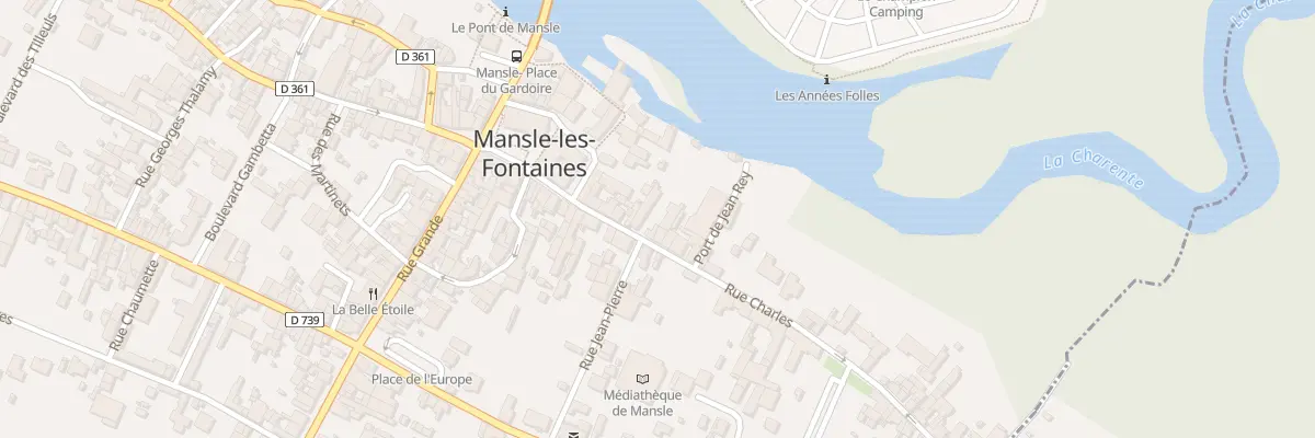 Plan du 10 Rue Charles à Mansle-les-Fontaines