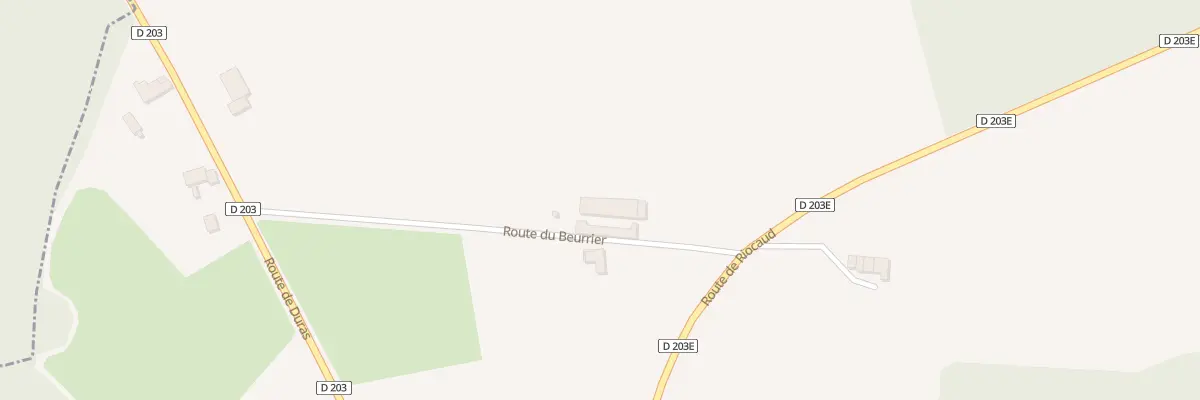 Plan du 146 Rte du Beurrier à Savignac-de-Duras