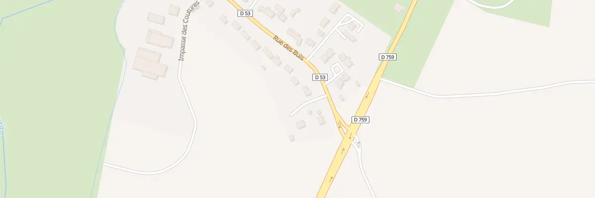 Plan du 2 Imp Jean Petit à Beuxes