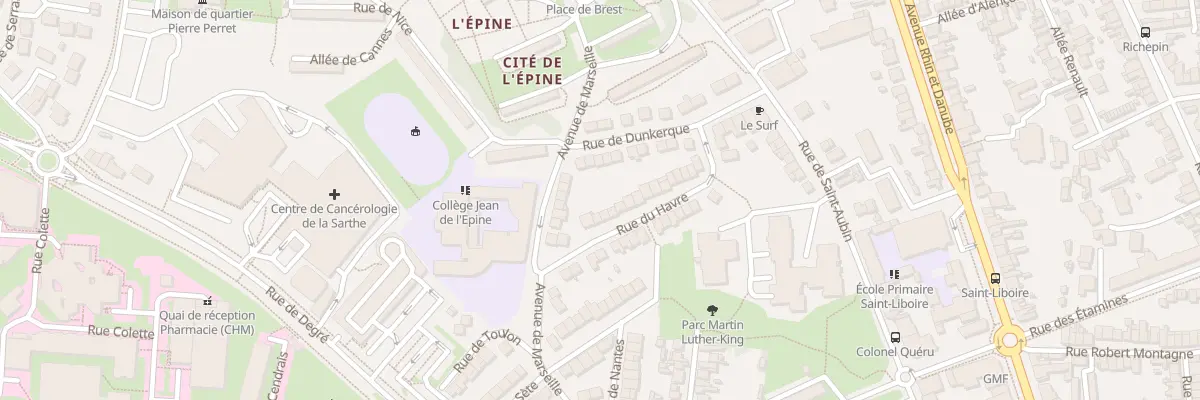 Plan du 9 Rue du Havre au Mans