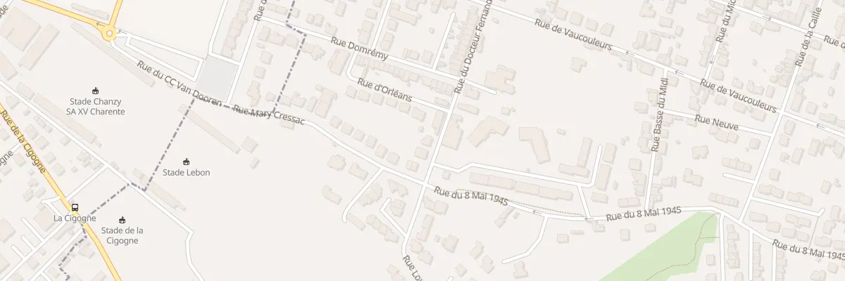 Plan du 51 Rue du Doc Fernand Lamaze à Soyaux