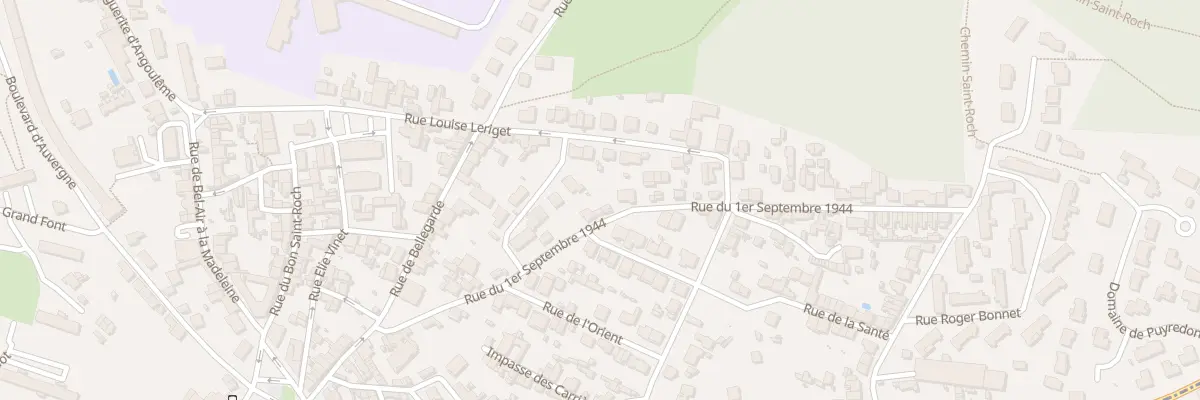 Plan du 67 Rue du 1er Septembre 1944 à Angoulême