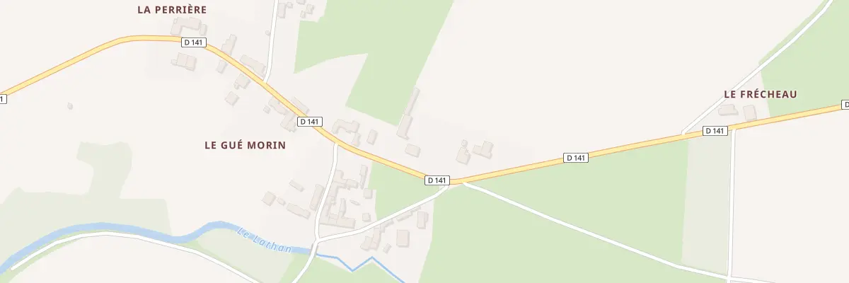 Plan du 1515 Rte de Channay sur Lathan à Noyant-Villages