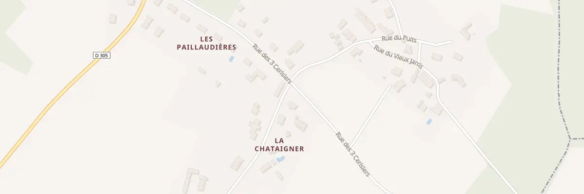 Plan du 3 Rue des 3 Cerisiers à Bernac