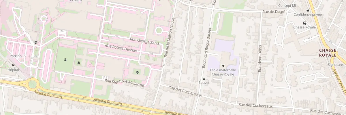 Plan du 29 Rue de la Maison Neuve au Mans