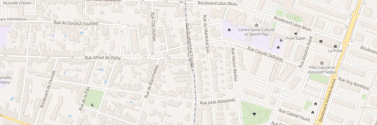 Plan du 59 Rue du Mal Fayolle à Angoulême