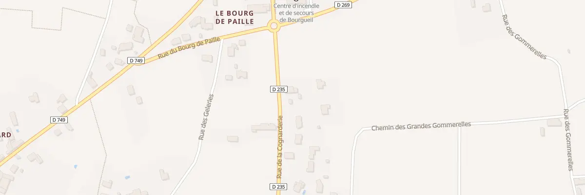 Plan du 38 Rue de la Cognarderie à Bourgueil